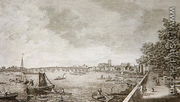 A View from Somerset Gardens to Westminster Bridge, 1750 - (Giovanni Antonio Canal) Canaletto