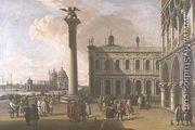 A view of the Piazzetta Looking West - Follower of Canaletto, Antonio