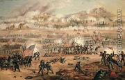 The Union attack on Marye's Heights during the Battle of Fredericksburg, 13th December 1862 - Frederick Carada