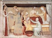 The Birth of the Virgin - Giovanni Da Milano