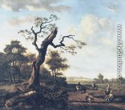 Landscape with a Hawking party - Jan Wijnants