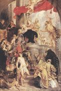 Bethrotal of St Catherine (sketch) - Peter Paul Rubens