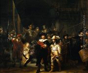 The Company of Frans Banning Cocq and Willem van Ruytenburch, known as the 'Night Watch' - Rembrandt Van Rijn