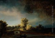 The Stone Bridge - Rembrandt Van Rijn