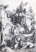 St. Jerome Penitent In The Wilderness - Albrecht Durer