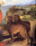Bacchus and Ariadne [detail: 1] - Tiziano Vecellio (Titian)