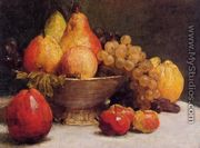 Bowl of Fruit - Ignace Henri Jean Fantin-Latour