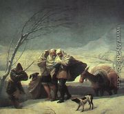 Winter (or The Snowstorm) - Francisco De Goya y Lucientes