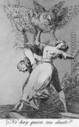 Caprichos - Plate 75: Can't Anyone Untie Us? - Francisco De Goya y Lucientes
