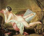 Nude on a Sofa (or Reclining Girl) - François Boucher