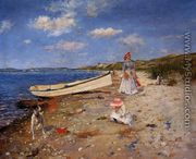 A Sunny Day at Shinnecock Bay - William Merritt Chase