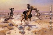 At Rope's End - Charles Marion Russell