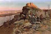 Planning the Attack - Charles Marion Russell