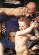 Venus, Cupide and the Time [detail] (or Allegory of Lust) - Agnolo Bronzino