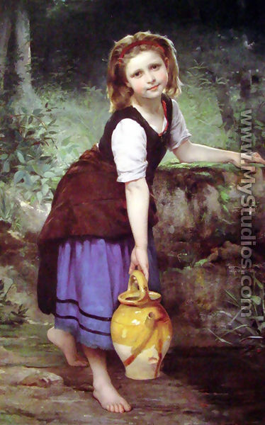 At the Spring (or The Pitcher Girl) - Charles Victor Thirion