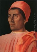 Portrait of the Protonary Carlo de' Medici (or Portrait of a Cardinal) - Andrea Mantegna