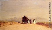 A Journey's Pause in the Roman Campagna - Jervis McEntee