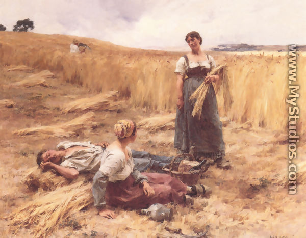 Moissonneurs à Mont-Saint-Pere (Harvesters at Mont-Saint-Pere) - Léon-Augustin L