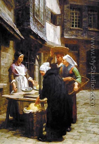 The Butter Market - Léon-Augustin L