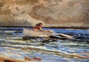 Rowing at Prout's Neck - Winslow Homer