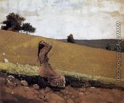 The Green Hill (or On the Hill) - Winslow Homer