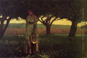 Girl in the Orchard - Winslow Homer