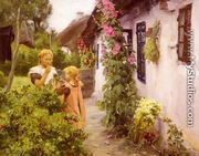 The Cottage Garden - Hans Anderson Brendekilde