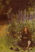 Gathering Pansies - Sir Lawrence Alma-Tadema