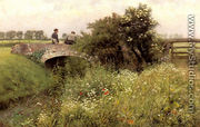 A Meeting on the Bridge - Emile Claus