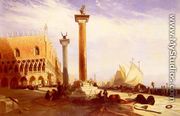 Piazetta And The Doge's Palace, Venice - William James Muller