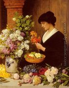 The Flower Arrangement - Otto Scholderer