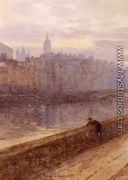 Evening On The River Liffey With St. John's Church In Distance - Rose Barton
