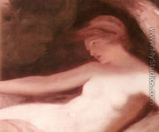 Reclining Female Nude - George Romney