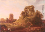 View Of Castle Hill, Oxford - Michael Angelo Rooker