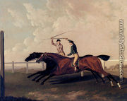 The Match Race At Epsom Between Little Driver And Aaron, May 16, 1754 - Charles Towne