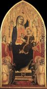 Madonna and Child Enthroned with Angels and Saints - Taddeo Gaddi