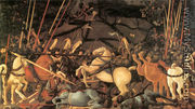 Bernardino della Ciarda Thrown Off His Horse - Paolo Uccello