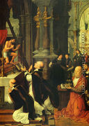 The Mass Of St. Gregory - Adriaen Isenbrandt (Ysenbrandt)