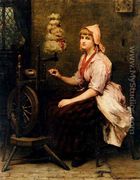 The Girl At The Spinning Wheel - Katherine D. M. Bywater