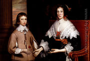 Portrait Of A Lady And Her Son - Edward Bower