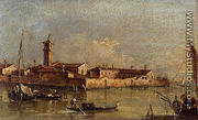 View Of The Island Of San Michele Near Murano, Venice - Francesco Guardi