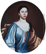 Portrait of a Lady (possibly Tryntje Otten Veeder) - Schuyler Limner