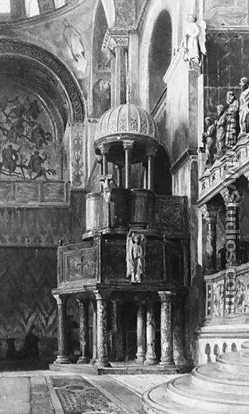 Pulpit in Saint Mark