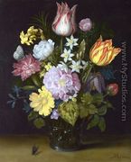 Flowers in a Vase - Ambrosius the Elder Bosschaert