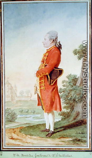 Gaspard-Claude de Fleurieu, Sieur de Montverdun, servant to the Duke of Orleans, 1770 - Louis (Carrogis) de Carmontelle