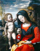The Madonna Sewing - Giovanni Francesco Caroto