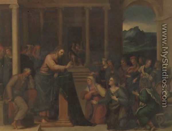 Christ in the House of Mary and Martha - Girolamo da Carpi