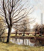 Cattle by a Pond - Dora Carrington