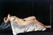Female Figure Lying on Her Back, 1912 - Dora Carrington