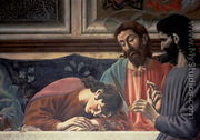 The Last Supper (detail of Judas, Christ and St. John) 1447 - Andrea Del Castagno